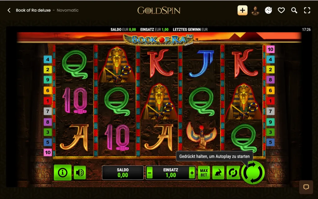GoldSpin Slots Spiele
